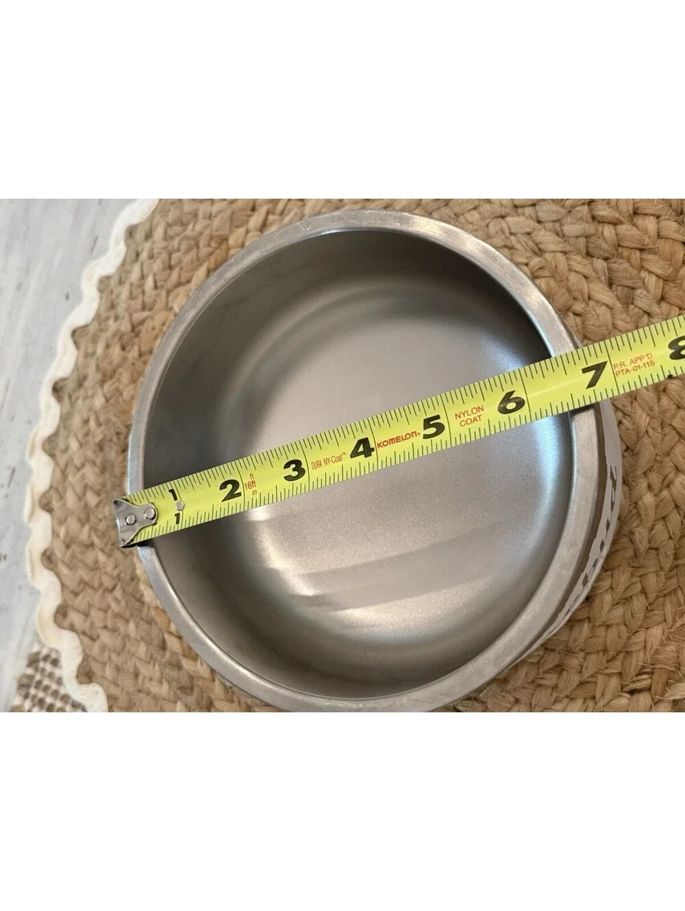 2 PO Yeti White Dog Bowls 